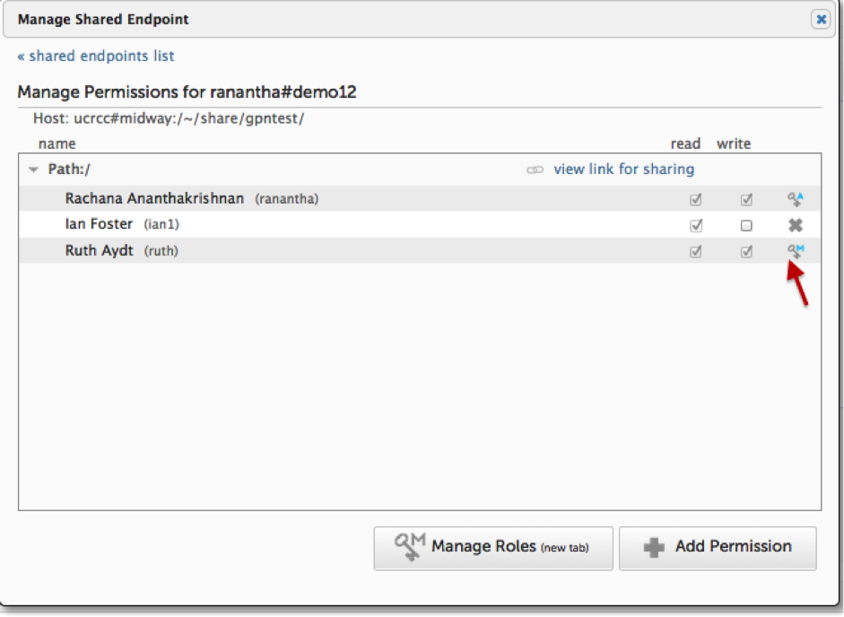 Manage Permissions